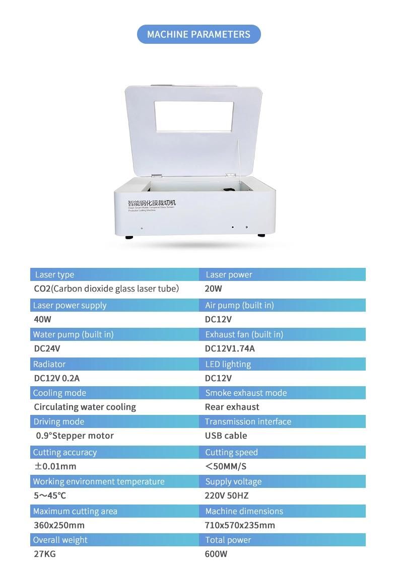 Laser Screen Protector Cutting Machine for Any Model Mobile Phone