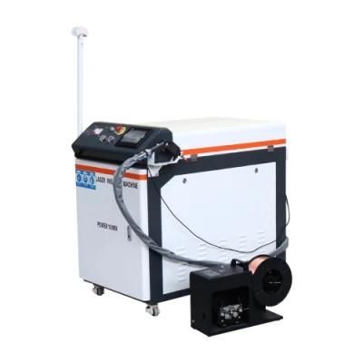 Aluminum Handheld Laser Welding Machine Fiber Welder with Auto Sheet Metal Laser Cutting Device