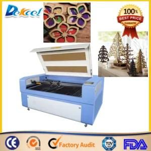 Double Heads Small Wood Crafts CNC Cutter CO2 Laser Engraving