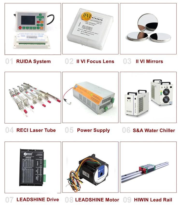 Industry Laser Equipments 6090 Laser Cutting Machine for MDF
